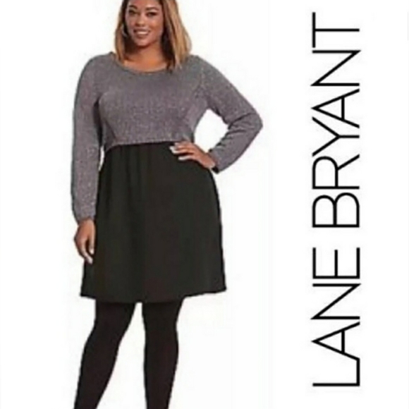 Lane Bryant Dresses & Skirts - Lane Bryant Metallic Dress 22/24W